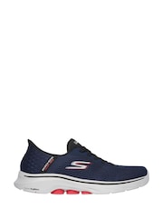 Azul - Zapatillas de deporte sin cordones Go Walk 7 de Skechers - Imagen 1 de 3