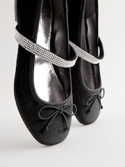Schwarz - Glitter Strap Mary Jane Occasion Shoes - Bild 5 von 8