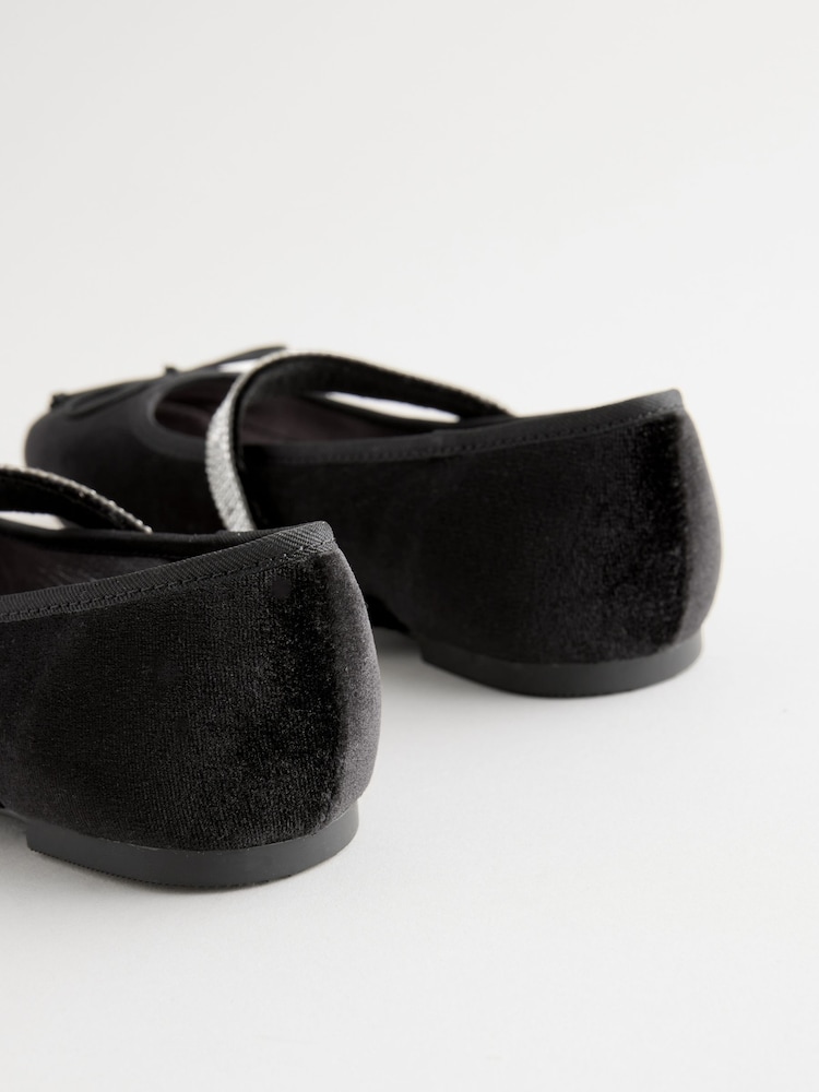 Schwarz - Glitter Strap Mary Jane Occasion Shoes - Bild 8 von 8 Schwarz - Glitter Strap Mary Jane Occasion Shoes - Bild 8 von 8