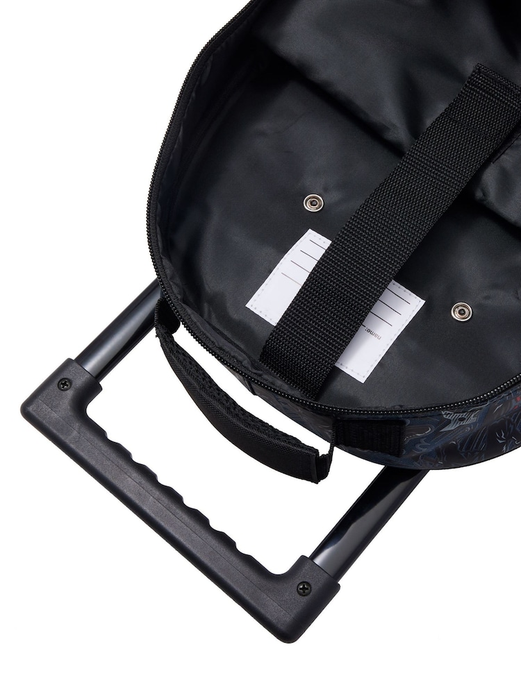 Smiggle Black Realm Trolley Backpack With Light-up Wheels - Image 4 of 4 Smiggle Black Realm Trolley Backpack With Light-up Wheels - Image 4 of 4