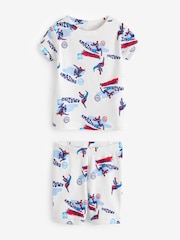 Gap White Marvel Spider-Man Cotton Pyjama Set (6mths-5yrs) - Image 1 of 3