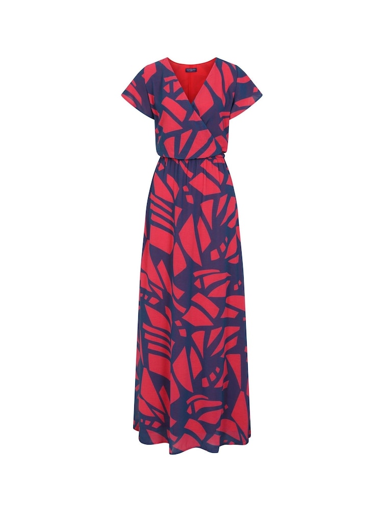 Hot Squash Petite Pink Chiffon Midi Dress - Image 3 of 3 Hot Squash Petite Pink Chiffon Midi Dress - Image 3 of 3