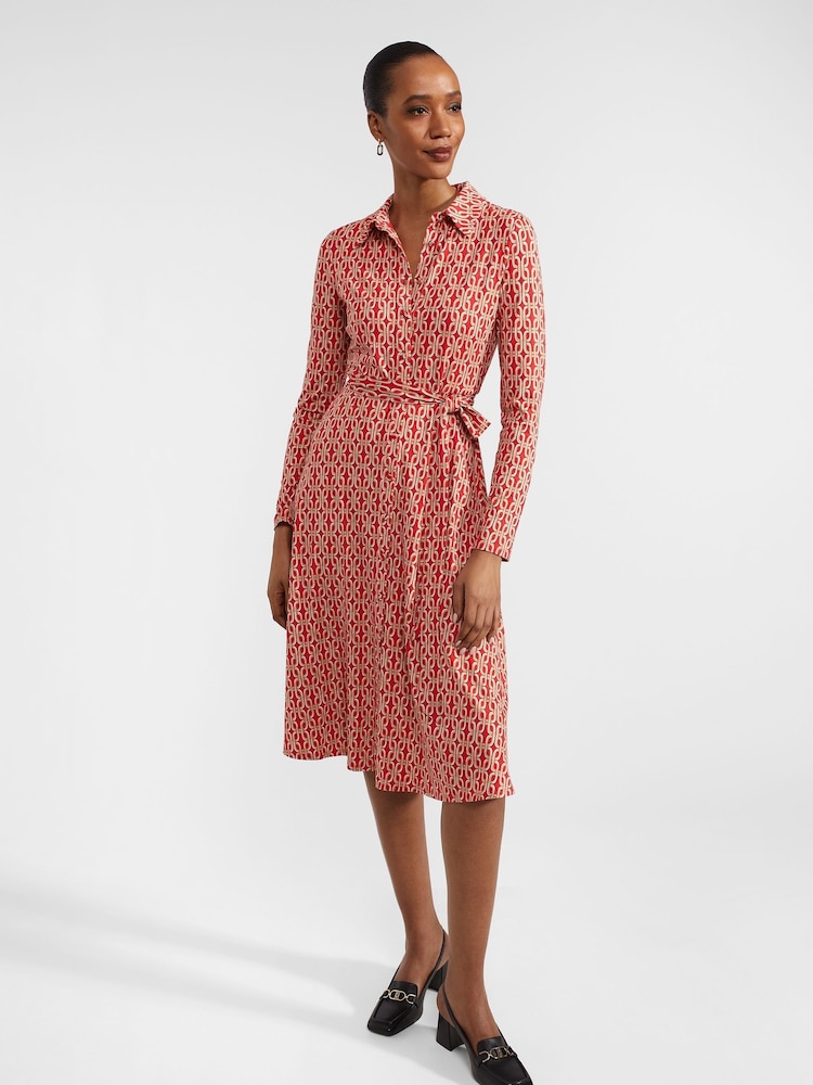 Hobbs Red Petite Petite Clarice Dress - Image 1 of 4
