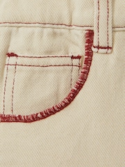Reiss Emmefa Contrast Stitch Frayed Hem Jeans - Imagen 5 de 5