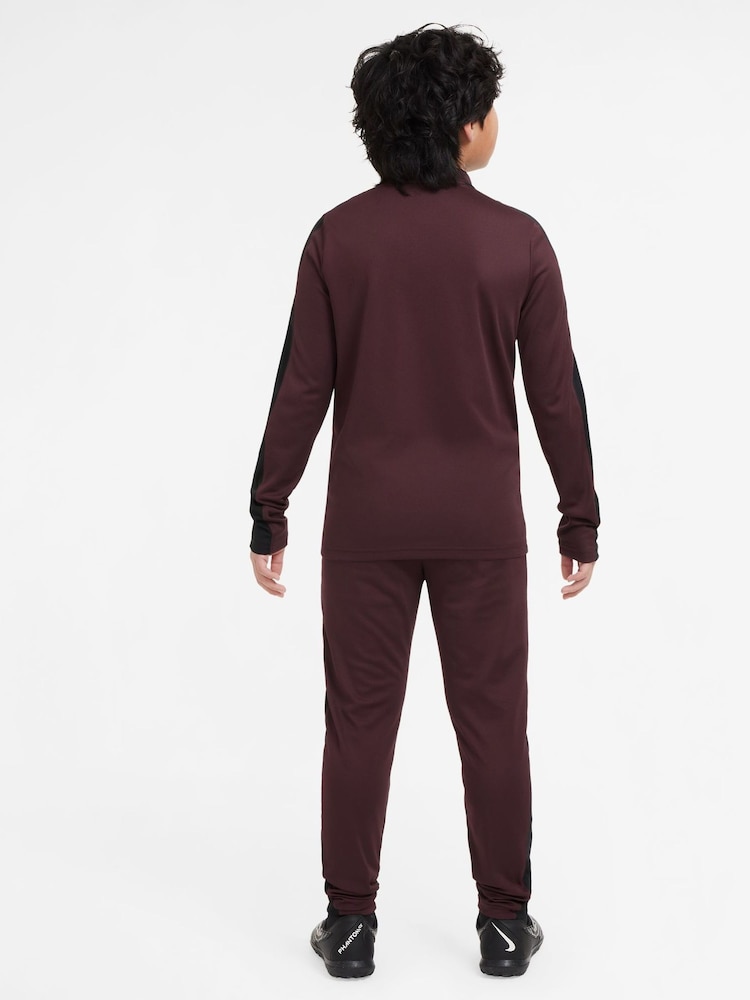 Nike Burgundy Red/Black Kids Dri-FIT Academy23 Football Tracksuit - Image 2 of 3