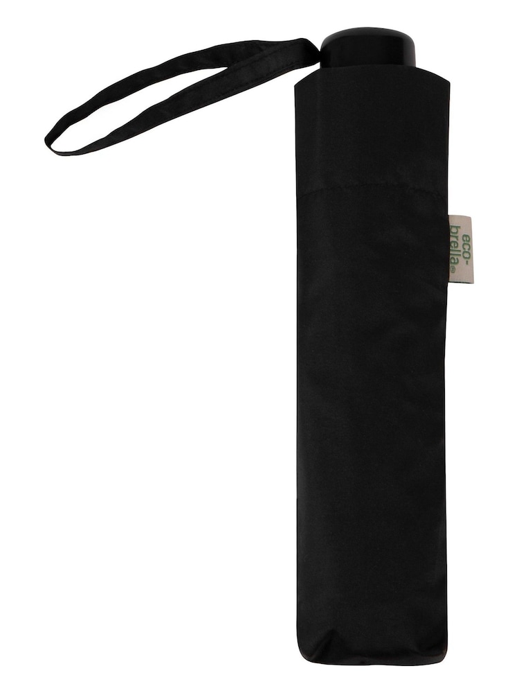 Totes Black Supermini Plain Umbrella - Image 1 of 4 Totes Black Supermini Plain Umbrella - Image 1 of 4