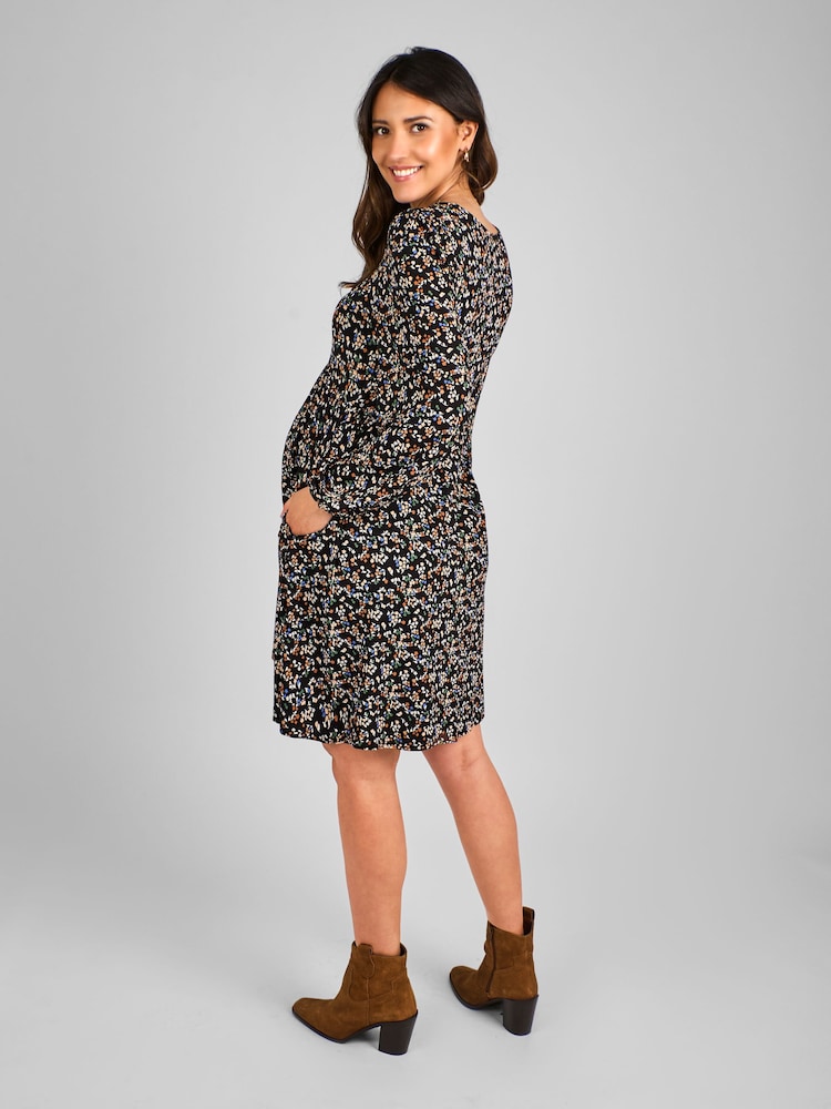 JoJo Maman Bébé Black Dress - Image 2 of 4