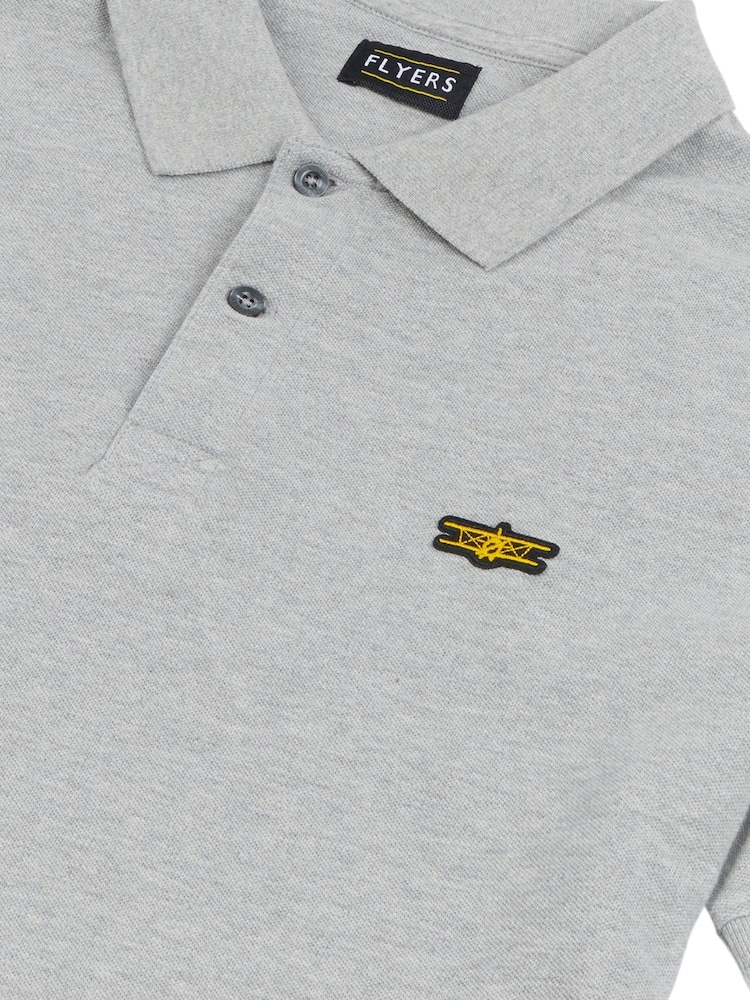 Flyers Mens Classic Fit 100% Cotton Polo Shirt - Image 9 of 9