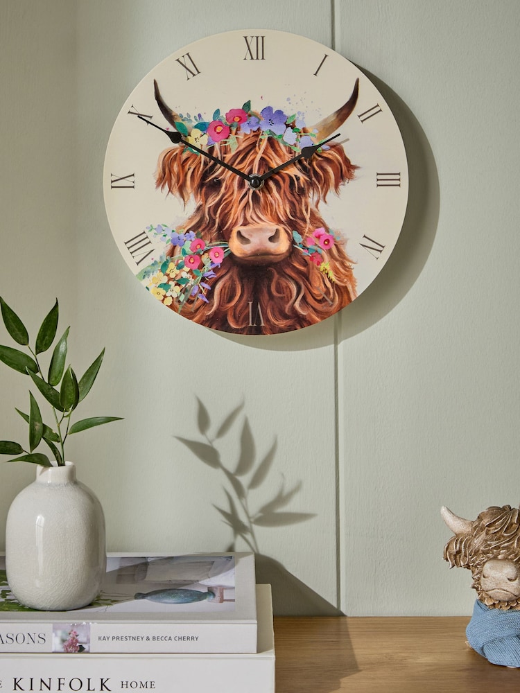 Multi Animal Hamish 25cm Wall Clock - Image 1 of 5