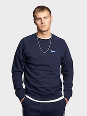Penfield Blue Mens Relaxed Fit 100% Cotton Original Logo Sweatshirt - Image 1 of 8