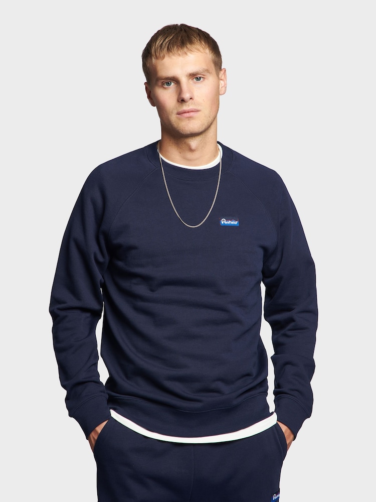Penfield Blue Mens Relaxed Fit 100% Cotton Original Logo Sweatshirt - Image 1 of 8