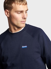 Penfield Blue Mens Relaxed Fit 100% Cotton Original Logo Sweatshirt - Image 4 of 8