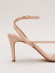 Phase Eight Pink Patent Barely There Strappy Sandals - Image 2 of 7