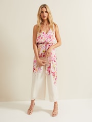 Phase Eight Pink Patent Barely There Strappy Sandals - Image 6 of 7