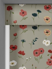 Sophie Allport Red Poppy Meadow Made to Measure Roller Blinds - Image 5 of 6