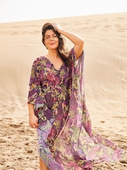 Seaspray Pink Aruba Maxi Kaftan - Image 1 of 3