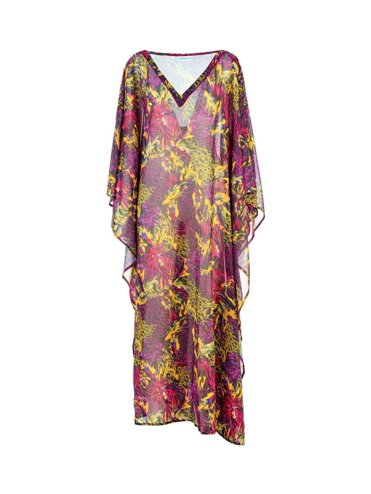 Seaspray Pink Aruba Maxi Kaftan - Image 3 of 3