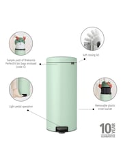 Brabantia Jade Green Pedal Bin NewIcon 30L - Image 6 of 6