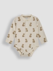JoJo Maman Bébé Natural Baby Bear Velour Set 3 Piece - Image 4 of 8