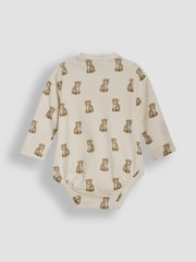 JoJo Maman Bébé Natural Baby Bear Velour Set 3 Piece - Image 5 of 8