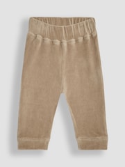 JoJo Maman Bébé Natural Baby Bear Velour Set 3 Piece - Image 6 of 8