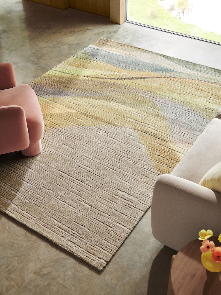 Natural Renew Abstract Rug - Image 2 of 4