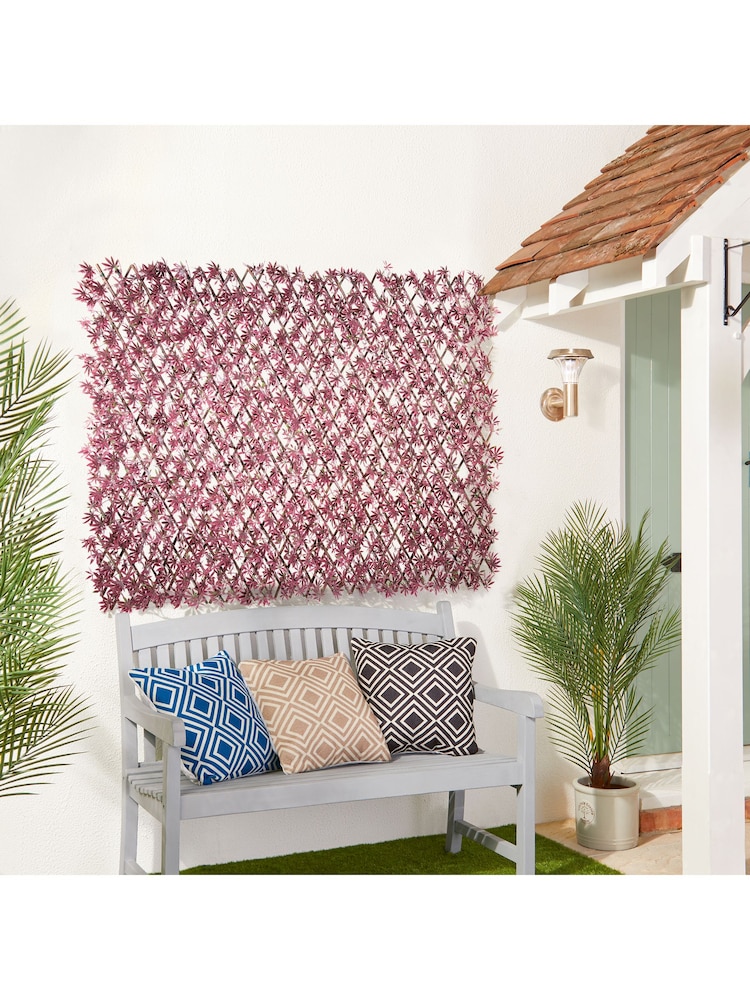 Premier Decorations Ltd Red Acer Willow Garden Trellis - Image 1 of 3