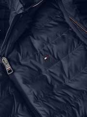 Tommy Hilfiger Dark Black Down-Filled Hooded Zip-Thru Jacket - Image 10 of 10