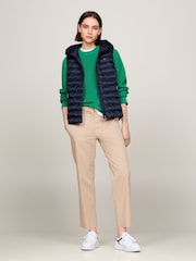 Tommy Hilfiger Dark Black Down-Filled Hooded Zip-Thru Jacket - Image 2 of 10