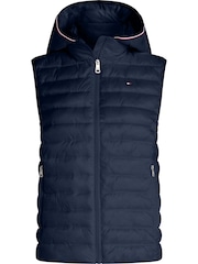 Tommy Hilfiger Dark Black Down-Filled Hooded Zip-Thru Jacket - Image 6 of 10