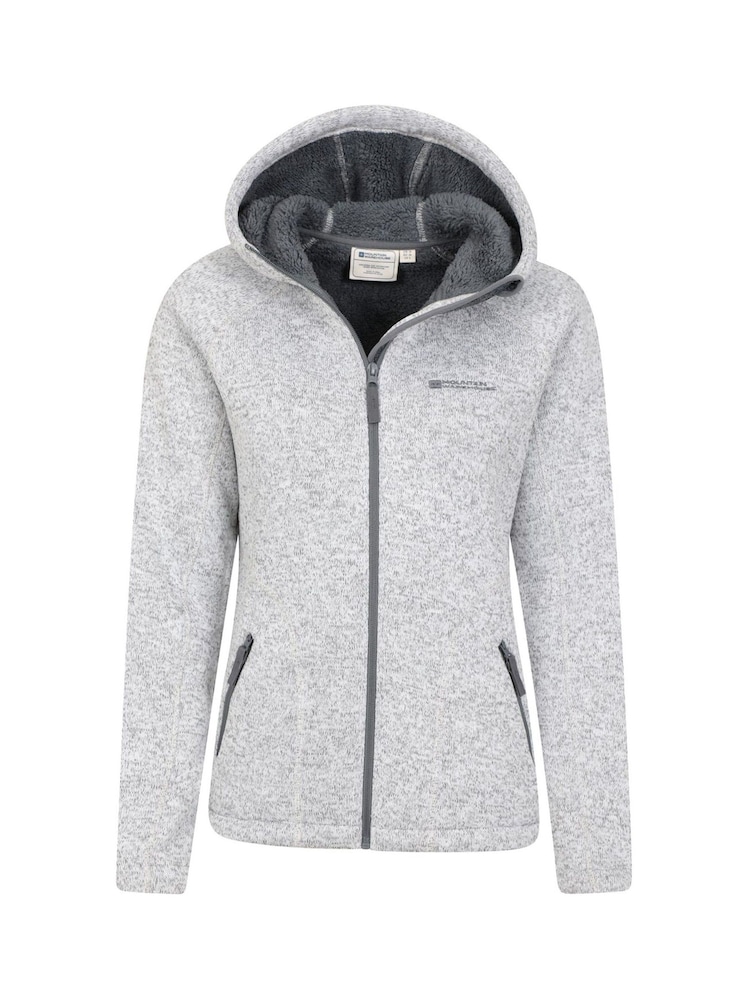 Mountain Warehouse Grey Womens Nevis Sherpa Lined Hoodie - Image 2 of 5