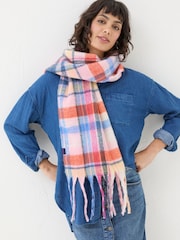 FatFace Multi Bright Check Scarf - Image 1 of 4