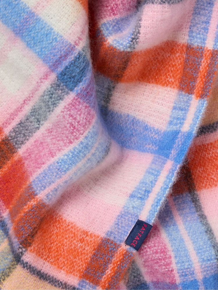 FatFace Multi Bright Check Scarf - Image 4 of 4
