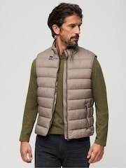 Superdry Nude Lightweight Padded Gilet - Image 1 of 6