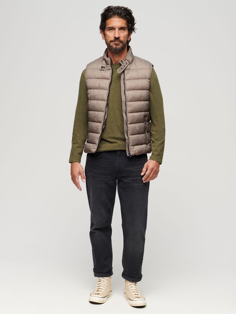 Superdry Nude Lightweight Padded Gilet - Image 2 of 6