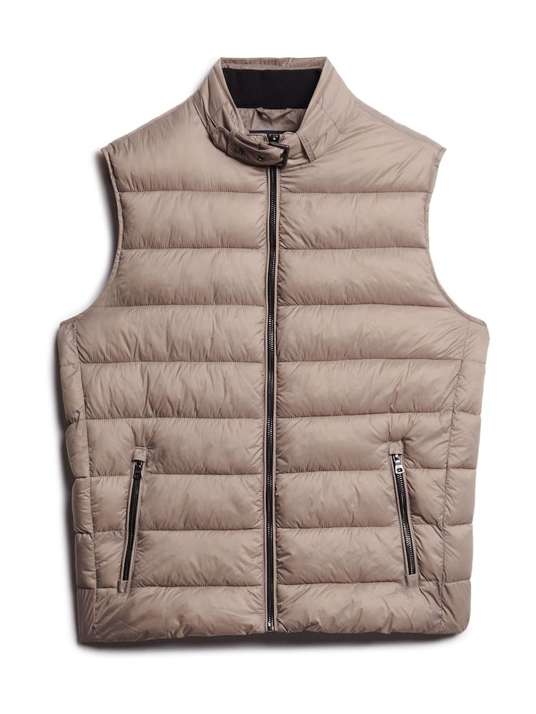 Superdry Nude Lightweight Padded Gilet - Image 4 of 6