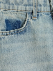 River Island Blue Girls Patchwork Midi Skirt - Image 4 of 4