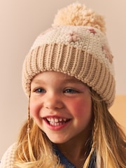 Natural Flower Hat Mittens And Scarf Set (1-13yrs) - Image 2 of 7