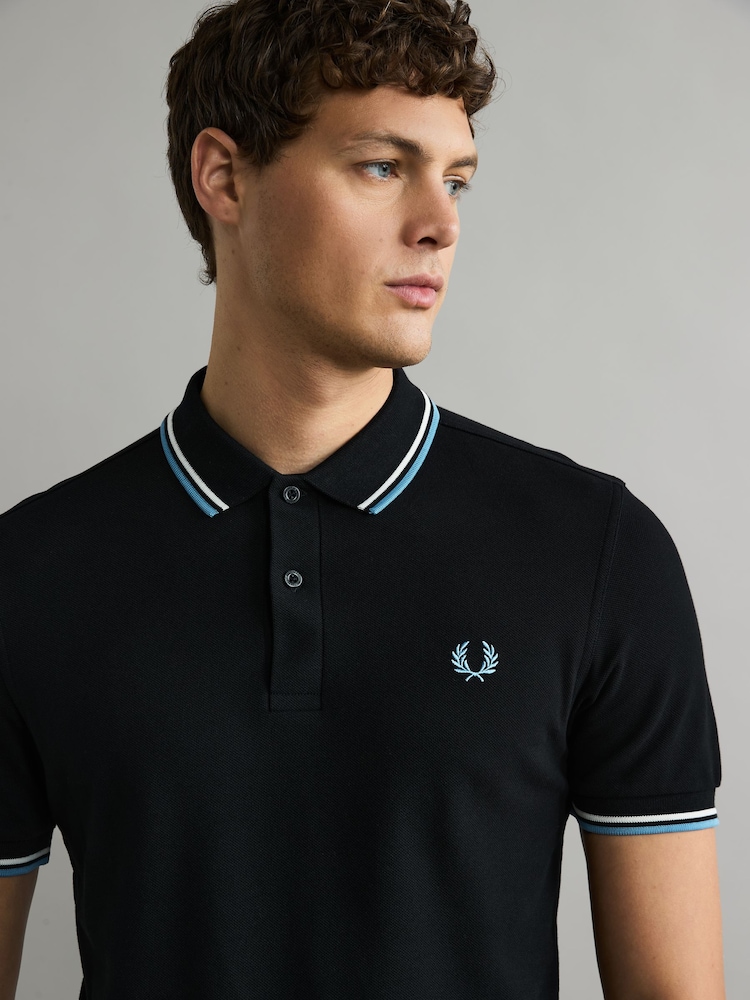 Fred Perry Twin Tipped Polo Shirt - Image 4 of 8