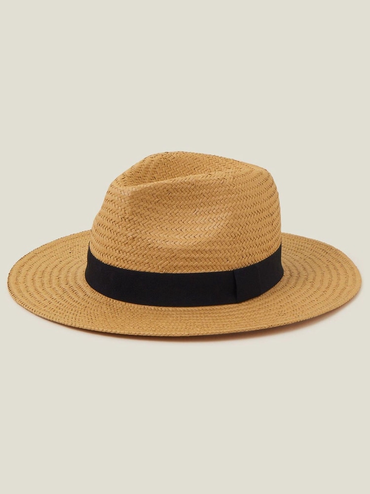 Accessorize Brown Panama Hat - Image 2 of 3