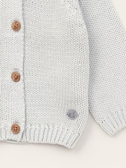 Rock-A-Bye Baby Boutique Cosy 100% Cotton Knit Cardigan - Image 2 of 3