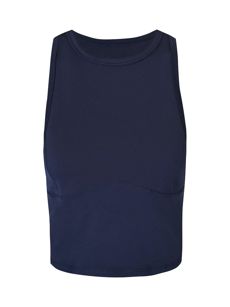 Sweaty Betty Navy Blue All Day Racerback Crop Tank - Image 6 of 6 Sweaty Betty Navy Blue All Day Racerback Crop Tank - Image 6 of 6