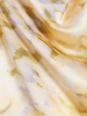 River Island Yellow Floral Print Halter Top - Image 4 of 4