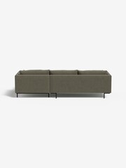 MADE.COM Cotton Weave Dark Olive Harlow Right Hand Facing Corner Sofa - Image 2 of 4