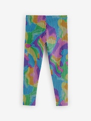 Rainbow Camouflage Printed Leggings (3-16yrs) - Image 2 of 3