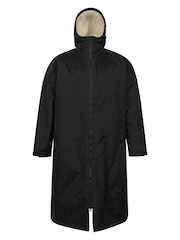Mountain Warehouse Black Mens Tidal Waterproof Changing Coat Jacket - Image 1 of 5