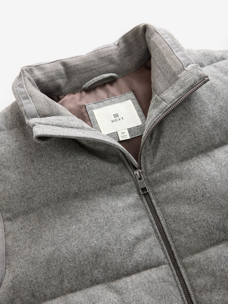 Gris - Signature Laine Blend Gilet polaire Donegal - Image 10 of 13