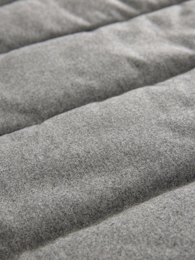 Grey Signature Wool Blend Donegal Puffer Gilet - Image 13 of 13