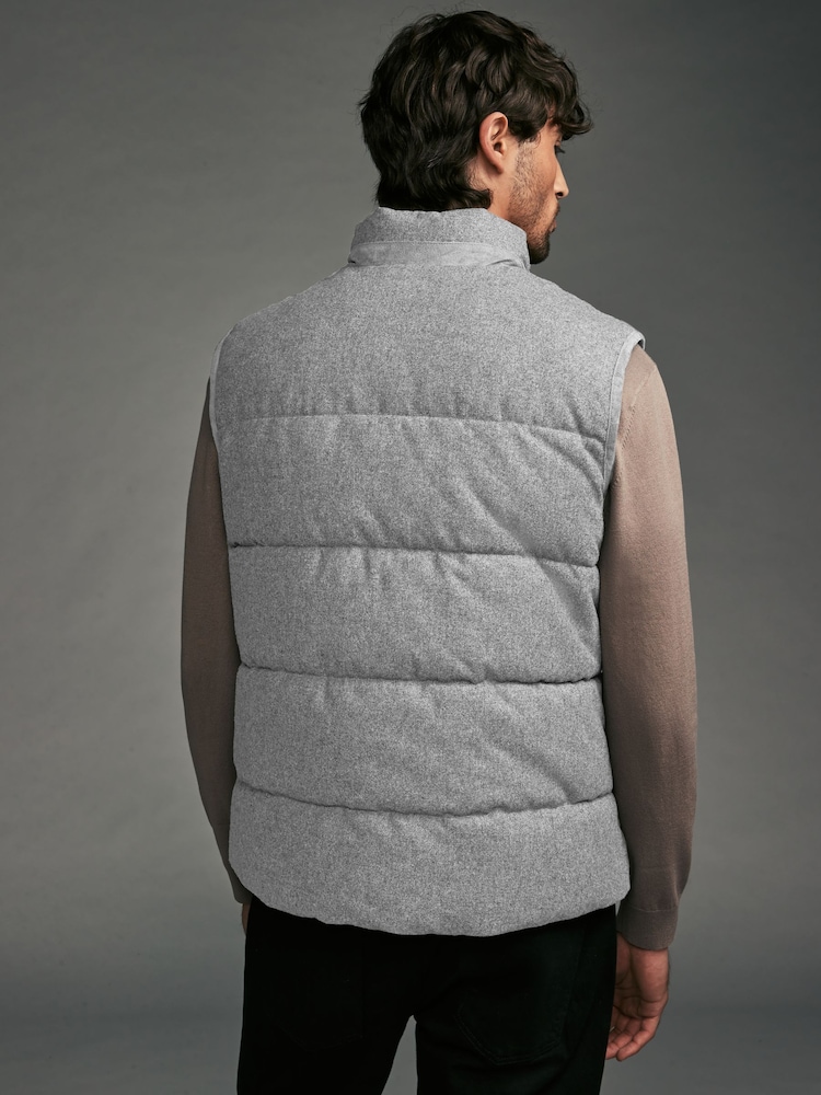 Gris - Signature Laine Blend Gilet polaire Donegal - Image 3 of 13