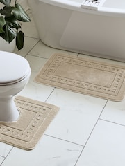 Catherine Lansfield Set of 2 Natural Armoni Bath Set - Image 1 of 3